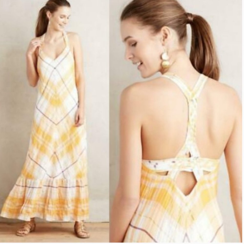 Size XS Holding Horses Maxi Dress // Anthropologie